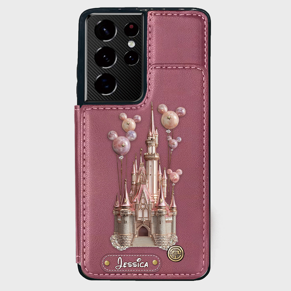 Believe In Magic - Personalized Mouse Wallet Phone Case