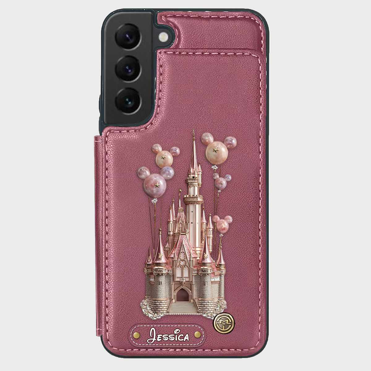 Believe In Magic - Personalized Mouse Wallet Phone Case