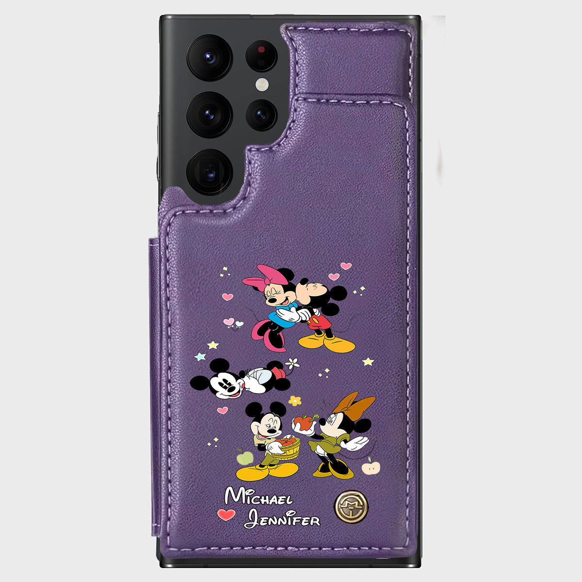 Big Ears Duo - Personalized Mouse Wallet Phone Case