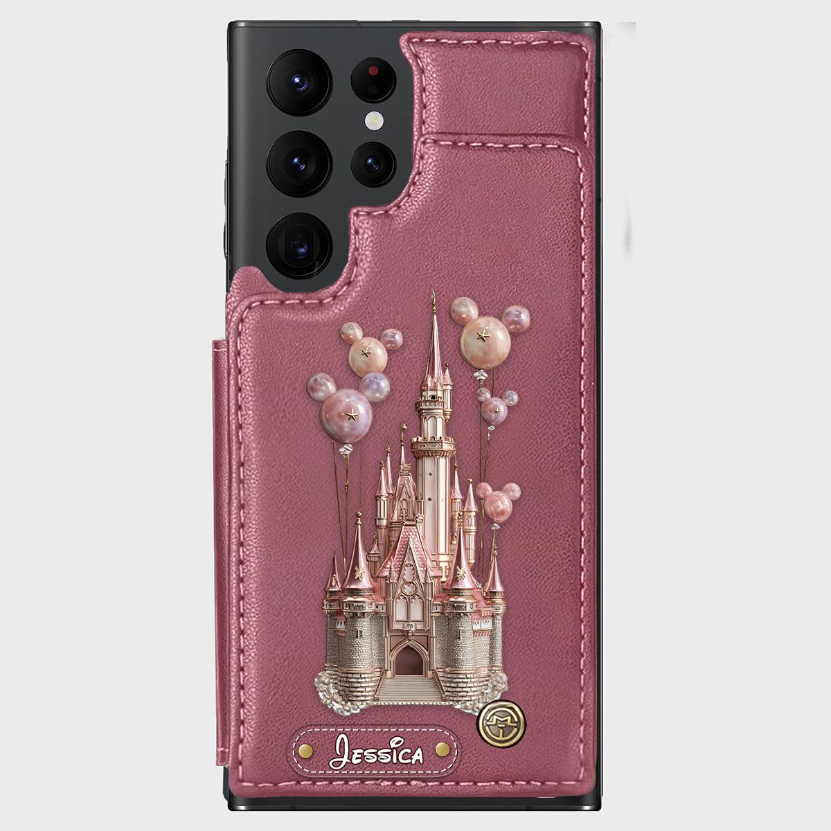 Believe In Magic - Personalized Mouse Wallet Phone Case