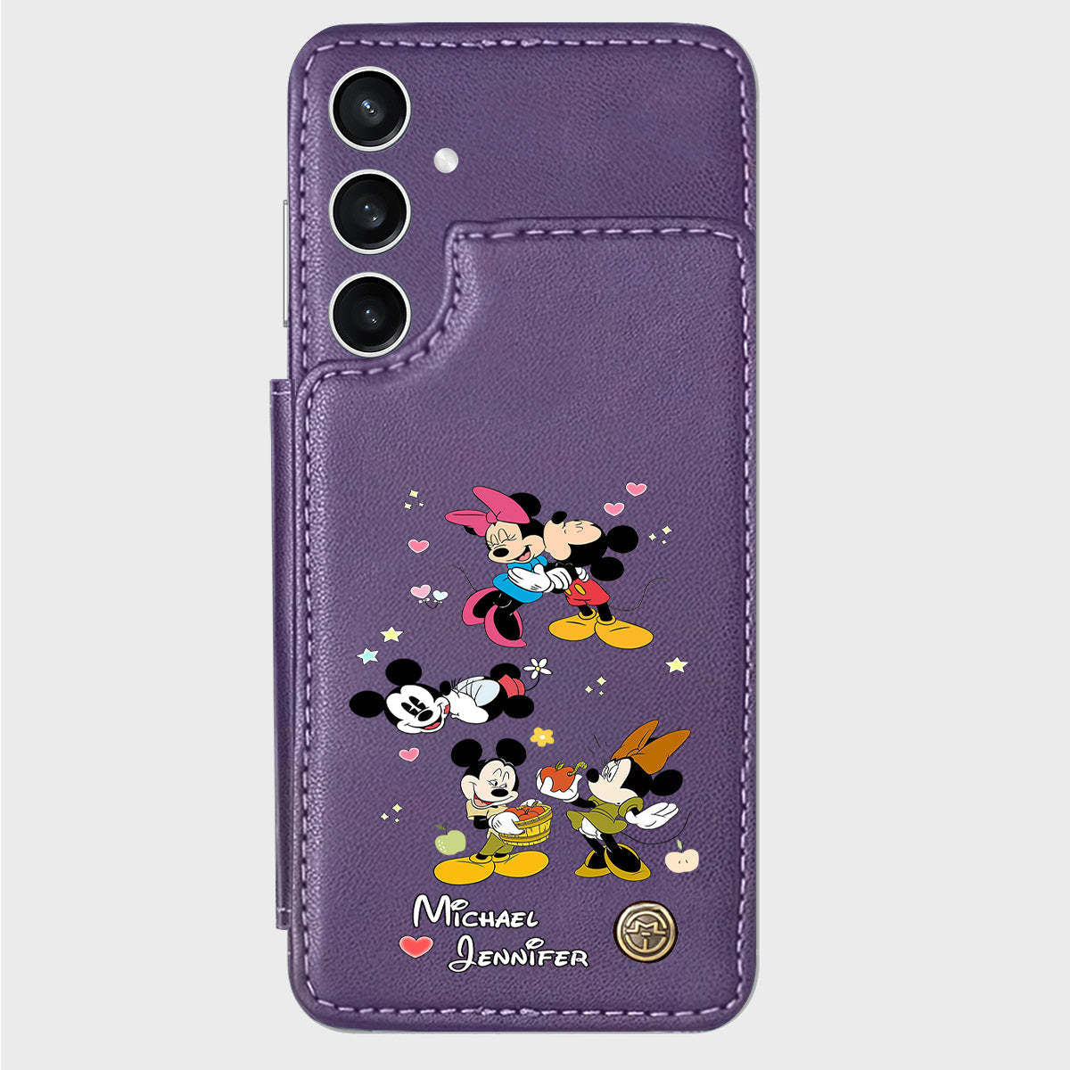 Big Ears Duo - Personalized Mouse Wallet Phone Case