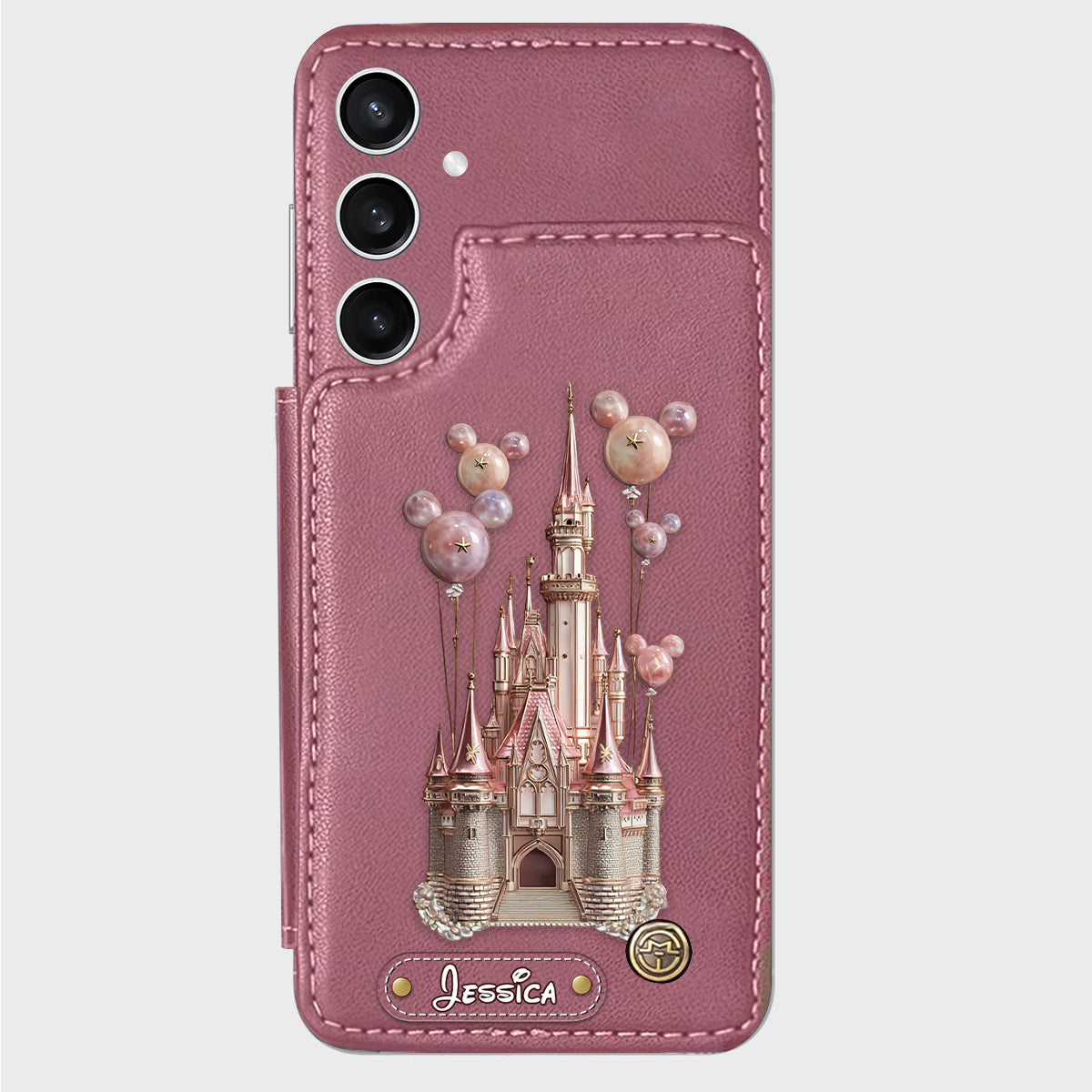 Believe In Magic - Personalized Mouse Wallet Phone Case