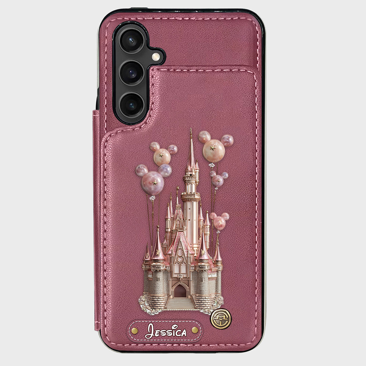 Believe In Magic - Personalized Mouse Wallet Phone Case