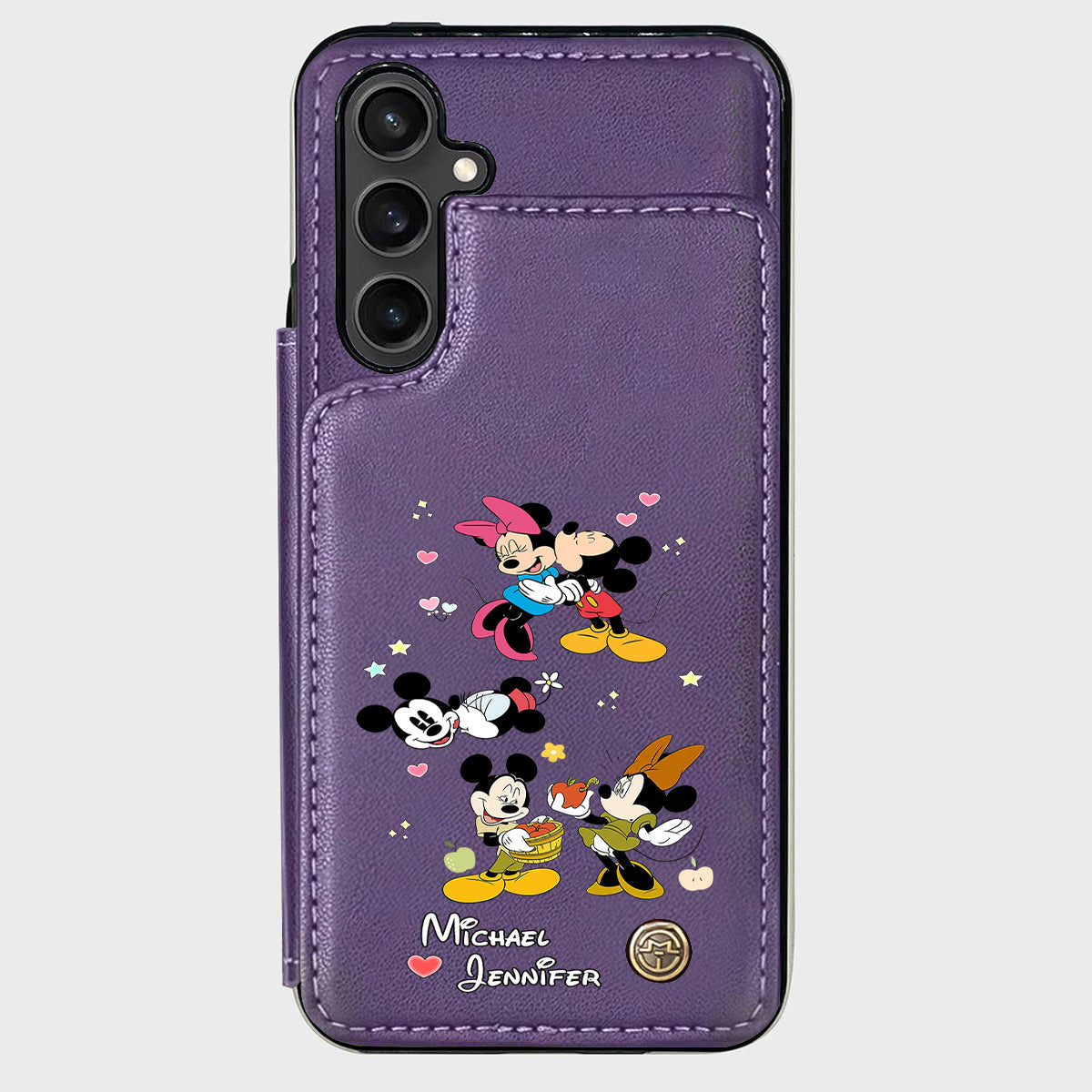 Big Ears Duo - Personalized Mouse Wallet Phone Case