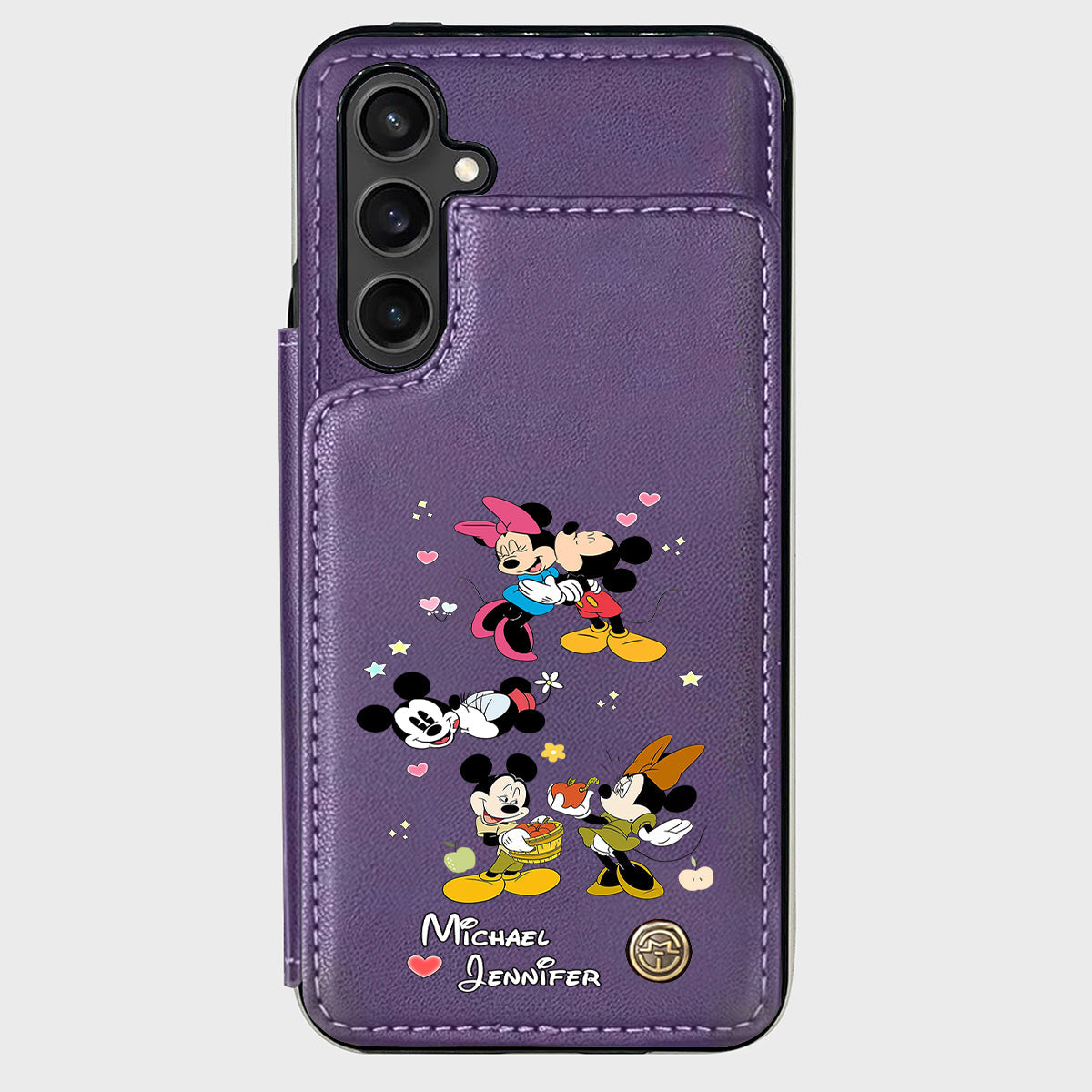 Big Ears Duo - Personalized Mouse Wallet Phone Case