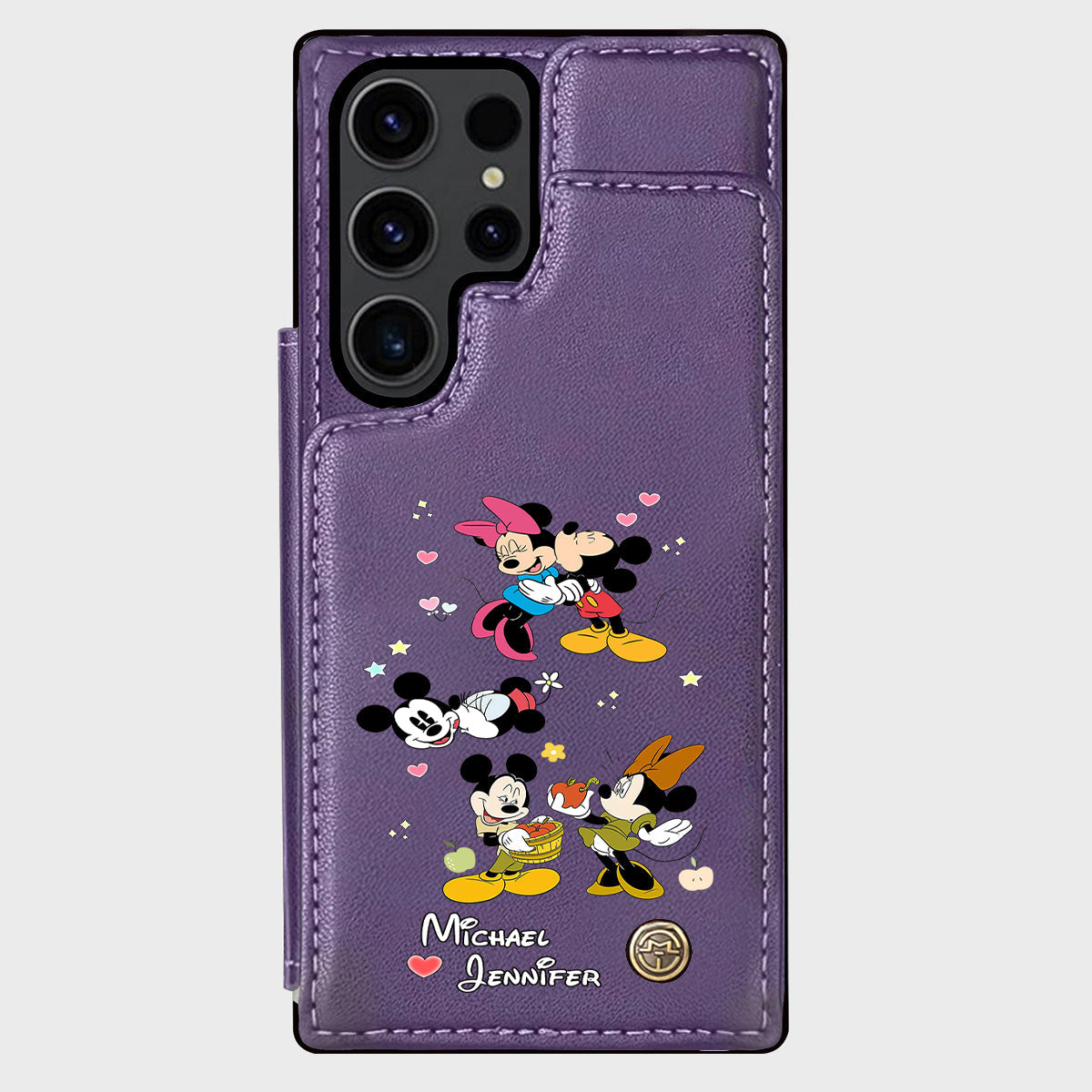 Big Ears Duo - Personalized Mouse Wallet Phone Case