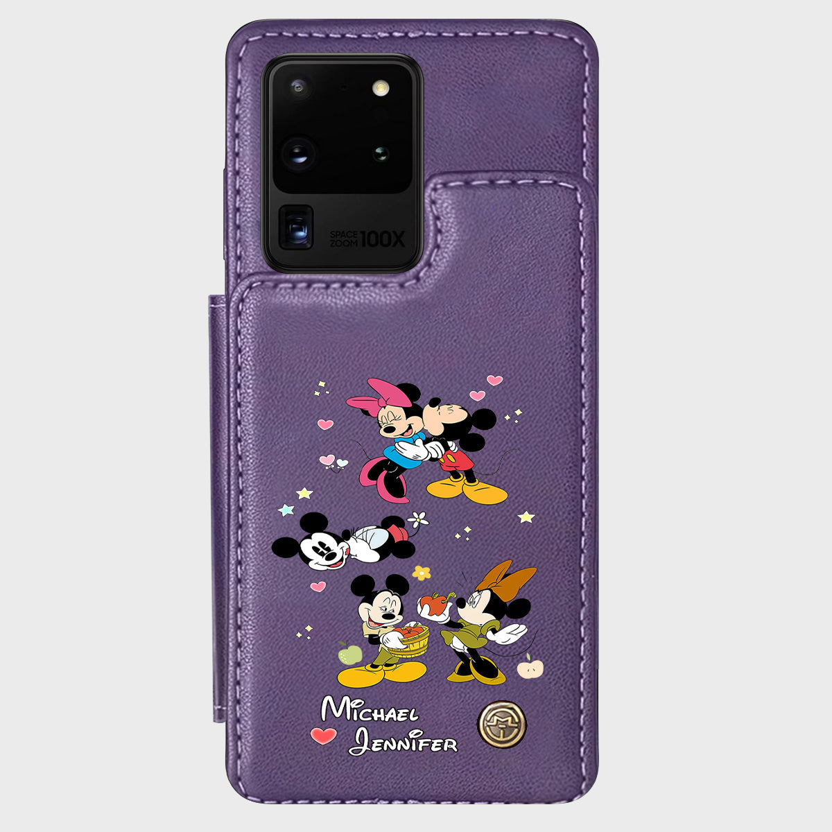 Big Ears Duo - Personalized Mouse Wallet Phone Case