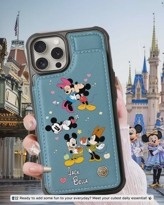 Big Ears Duo - Personalized Mouse Wallet Phone Case