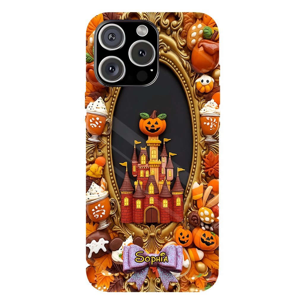 Autumn Castle - Personalized Mouse Full Print Phone Case
