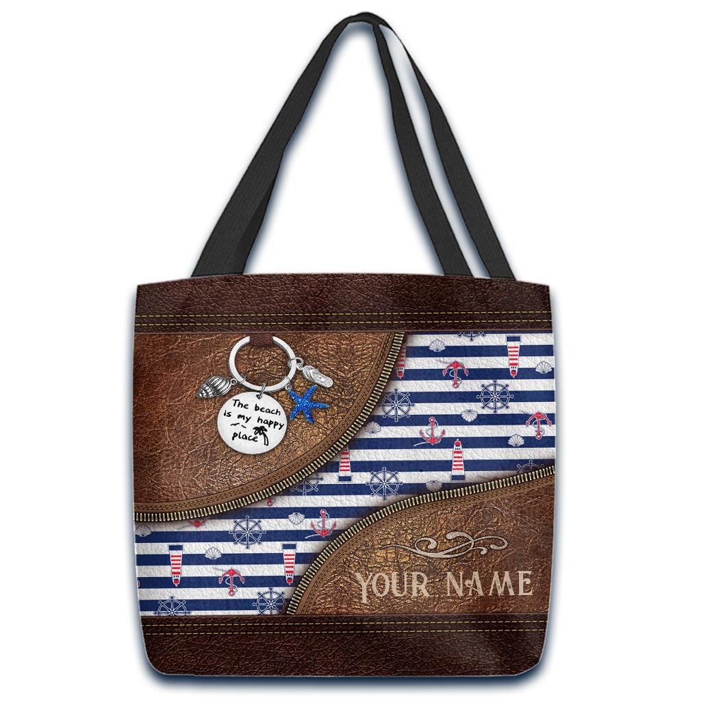 Salty Lil' Beach - Cruise Personalized Tote Bag