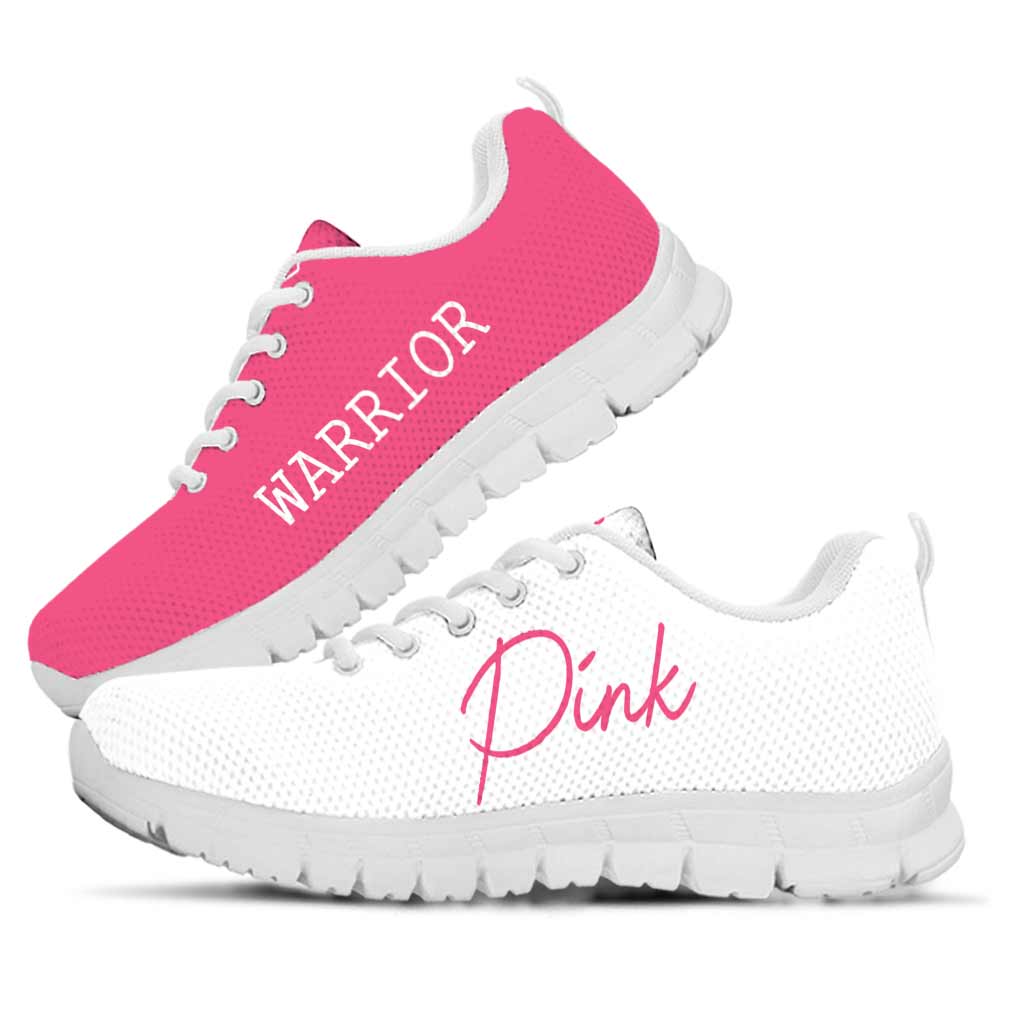 Pink Warrior Breast Cancer Awareness Sneakers 0622