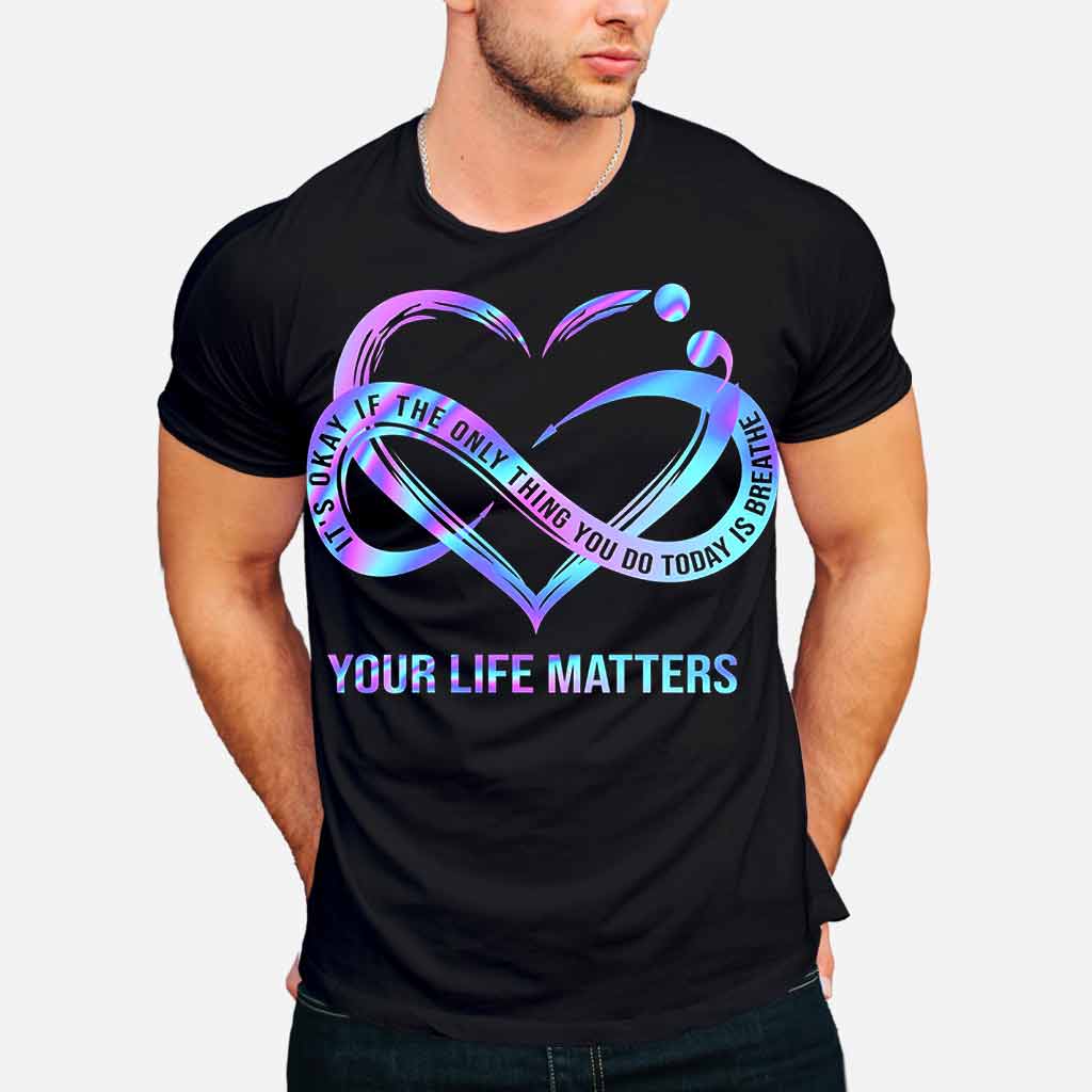 Heart Infinity - Suicide Prevention T-shirt And Hoodie 092021