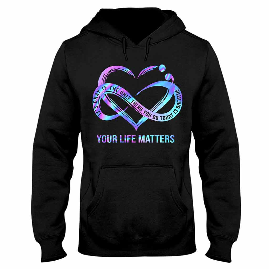 Heart Infinity - Suicide Prevention T-shirt And Hoodie 092021