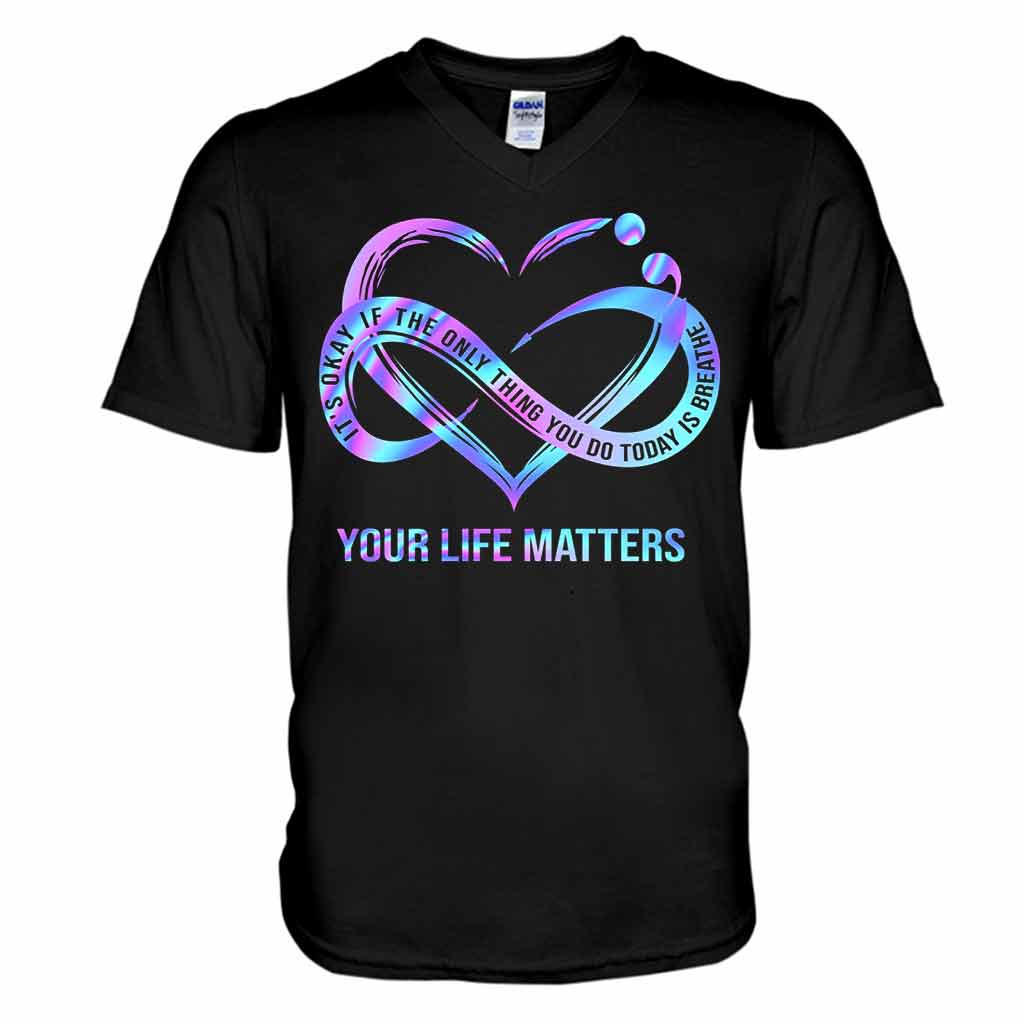 Heart Infinity - Suicide Prevention T-shirt And Hoodie 092021