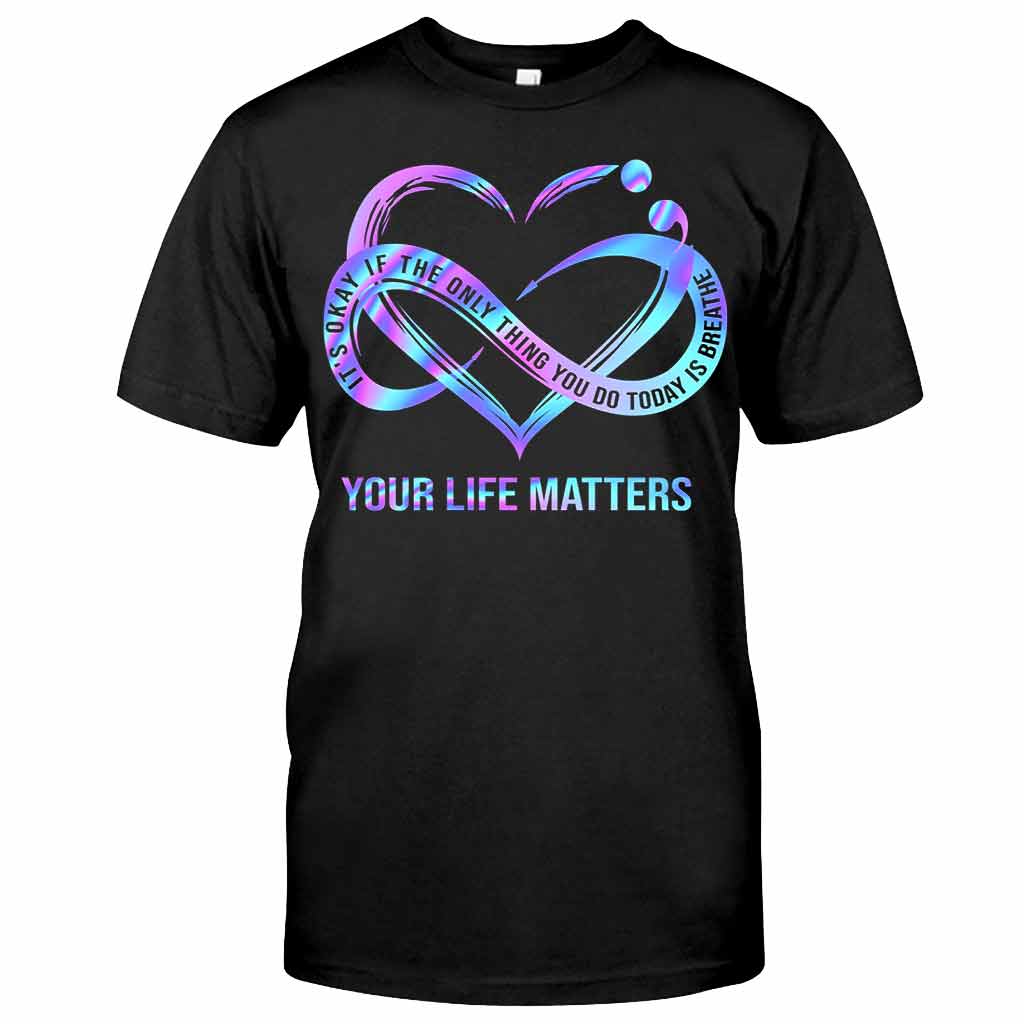 Heart Infinity - Suicide Prevention T-shirt And Hoodie 092021
