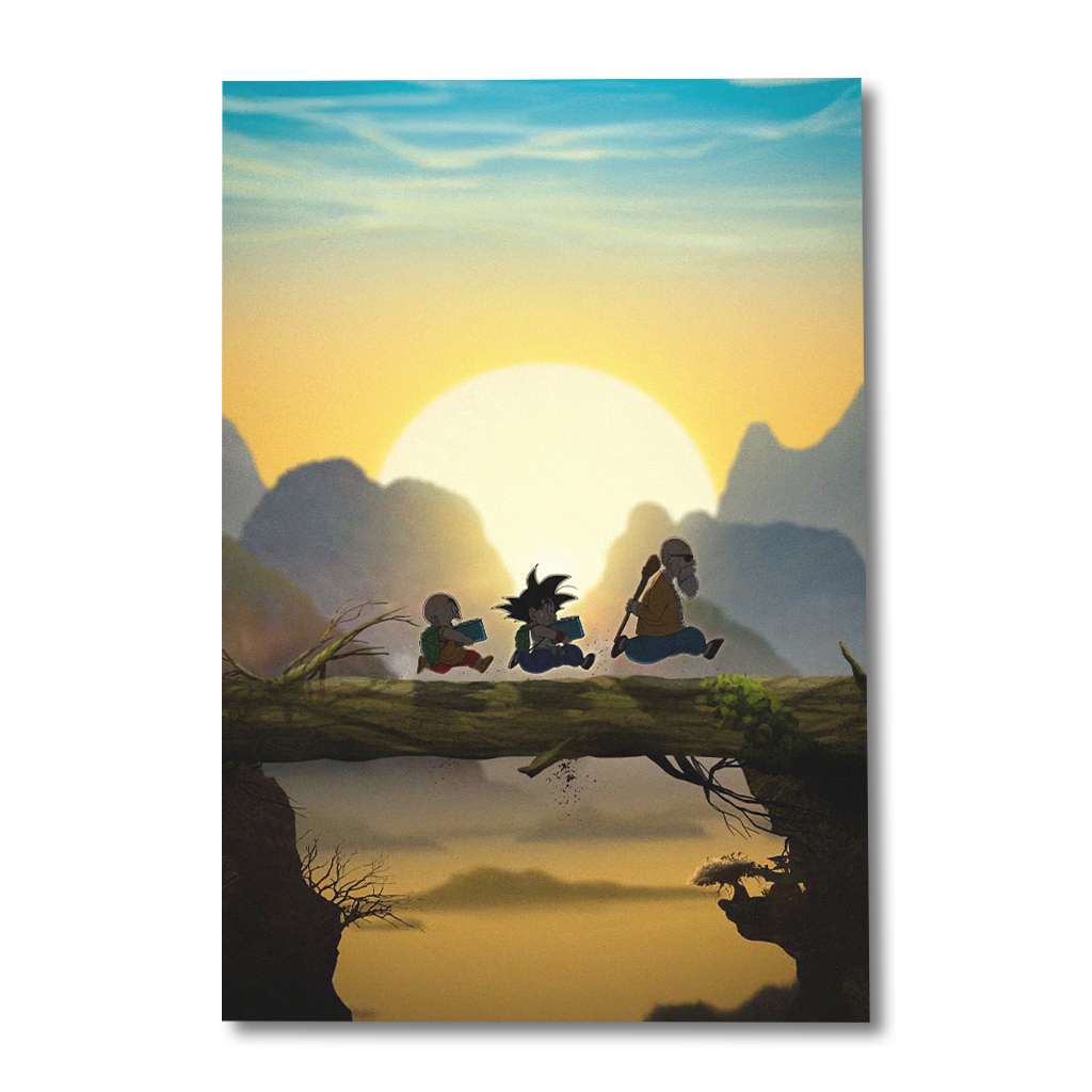 Turtle School- Seven Balls Canvas And Poster 1122