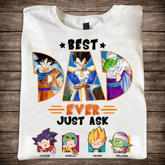 Best Dad Ever - Personalized Seven Balls T-shirt and Hoodie
