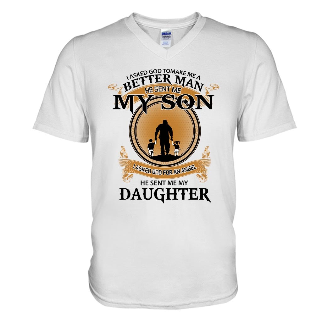 I Asked God - Father T-shirt And Hoodie 072021