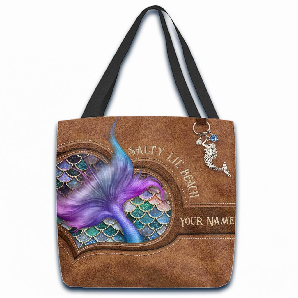 Love Mermaid Personalized Tote Bag