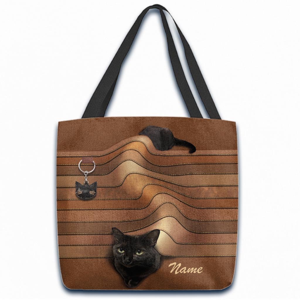 Lovely Cat Personalized Tote Bag