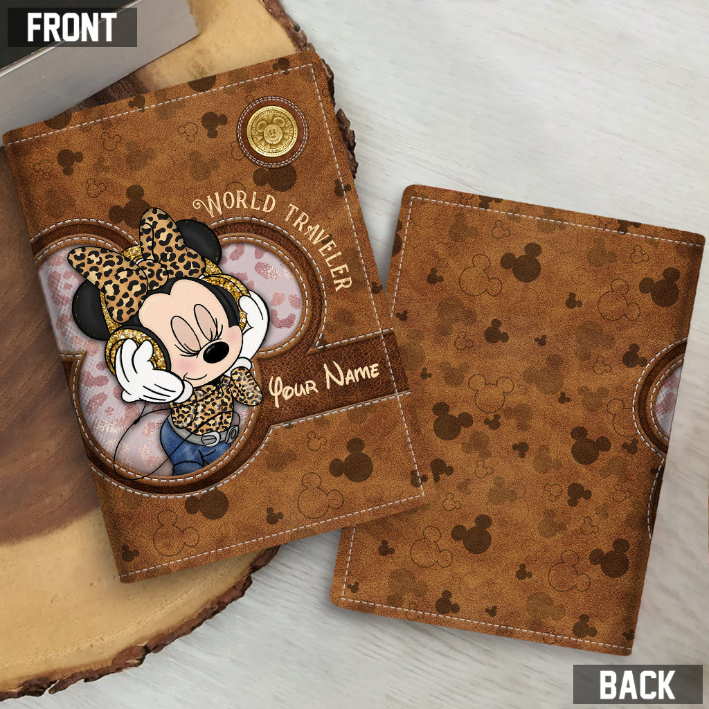 World Traveler - Personalized Mouse Passport Holder
