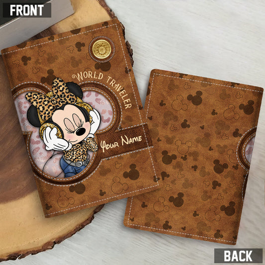 World Traveler - Personalized Mouse Passport Holder