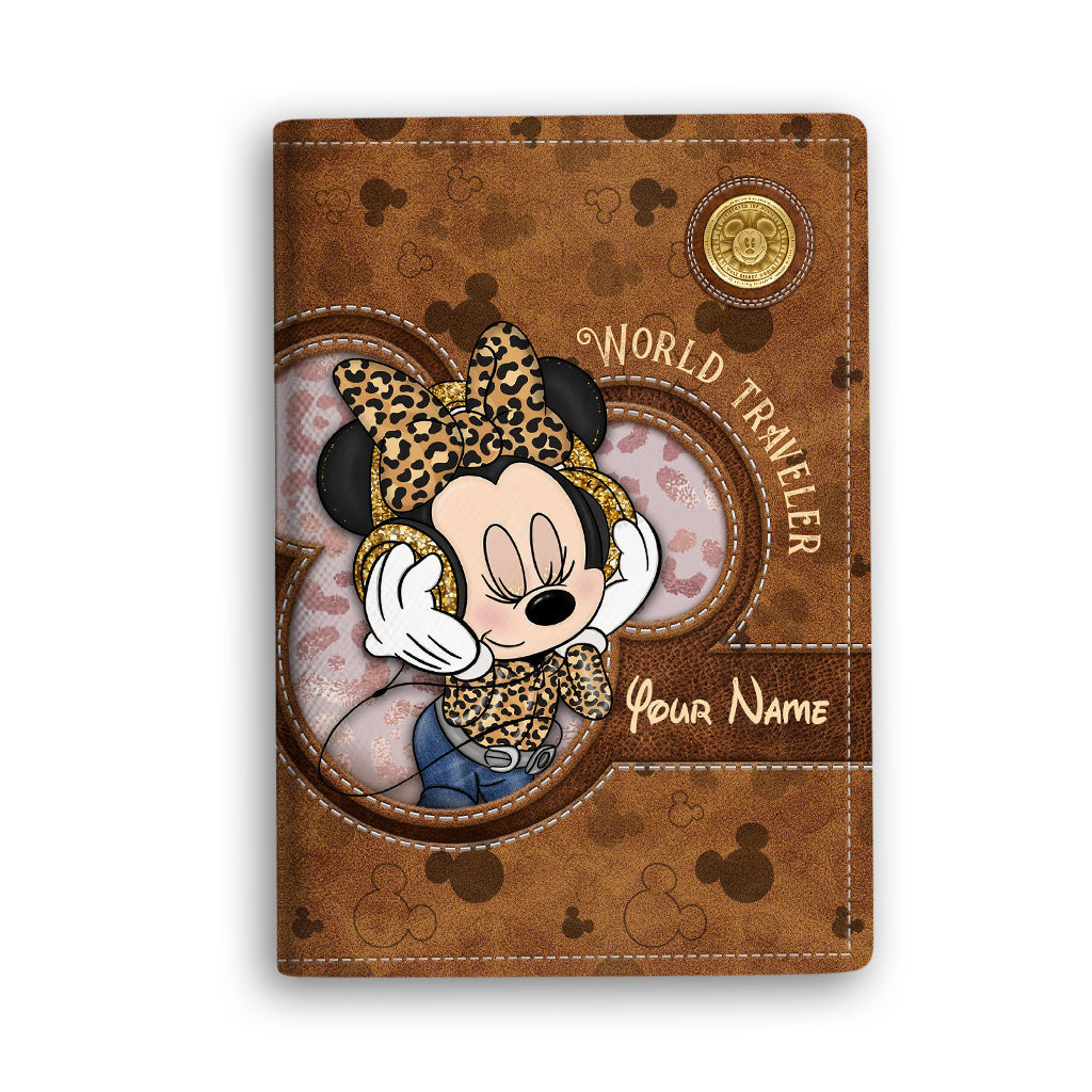 World Traveler - Personalized Mouse Passport Holder