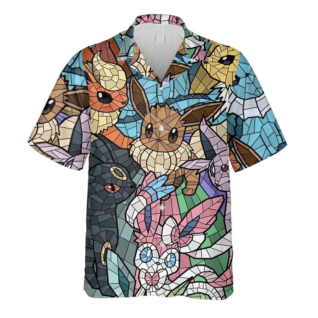 Stained Glass Monster Trainer Hawaiian Shirt