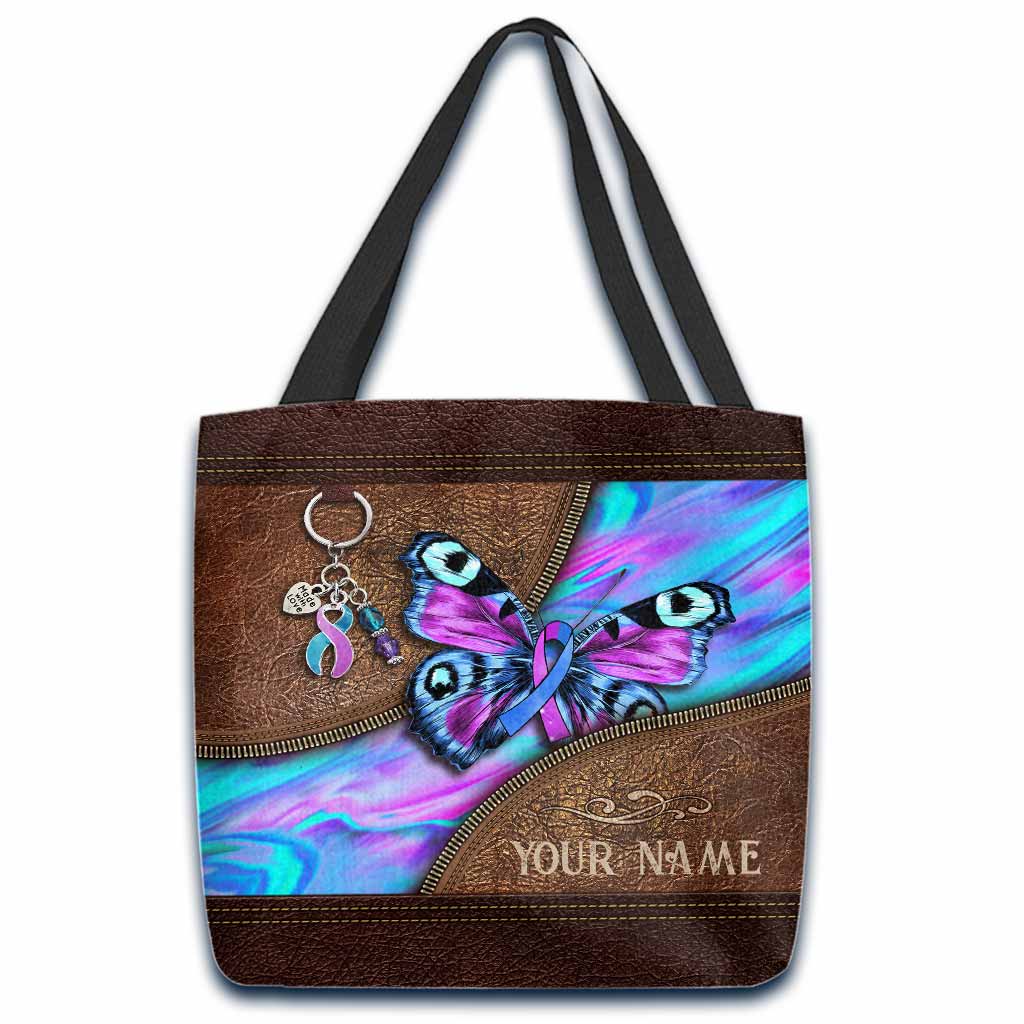 Love Butterfly - Suicide Prevention Personalized Tote Bag