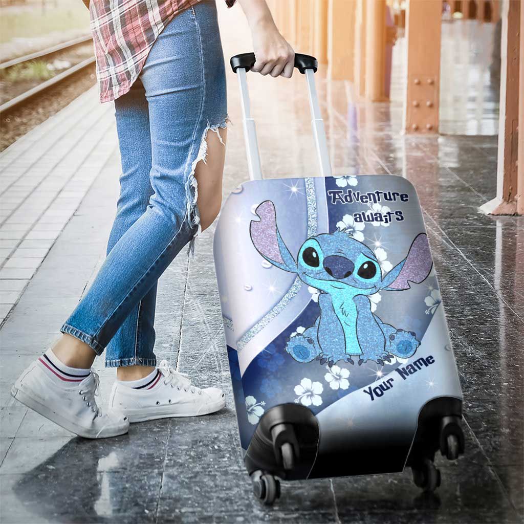 Adventure Awaits - Personalized Ohana Luggage Cover