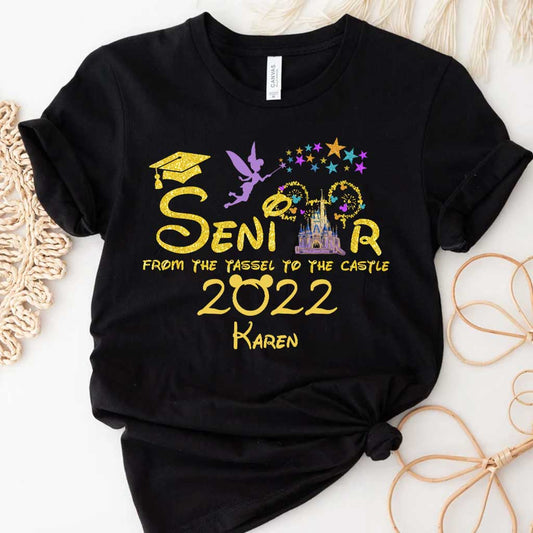 From The Tassel To The Castle - Personalized Graduation T-shirt and Hoodie