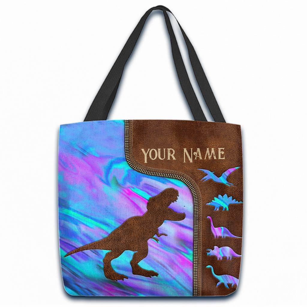 Love Dinosaur Personalized Tote Bag