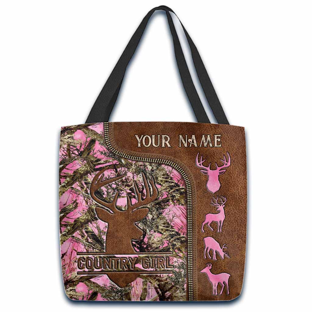 Country Girl - Hunting Personalized Tote Bag