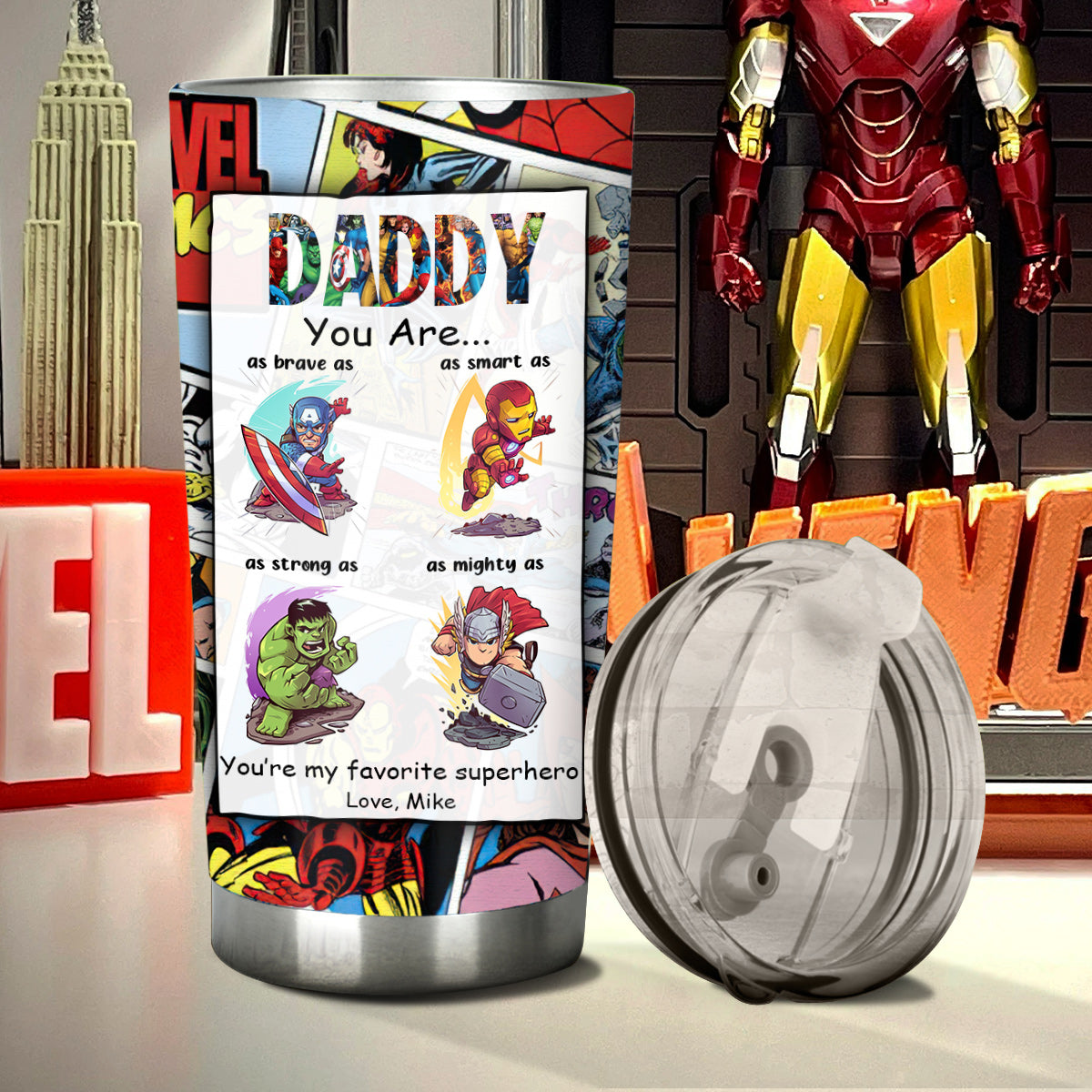Daddy You Are - Personalized Father Tumbler