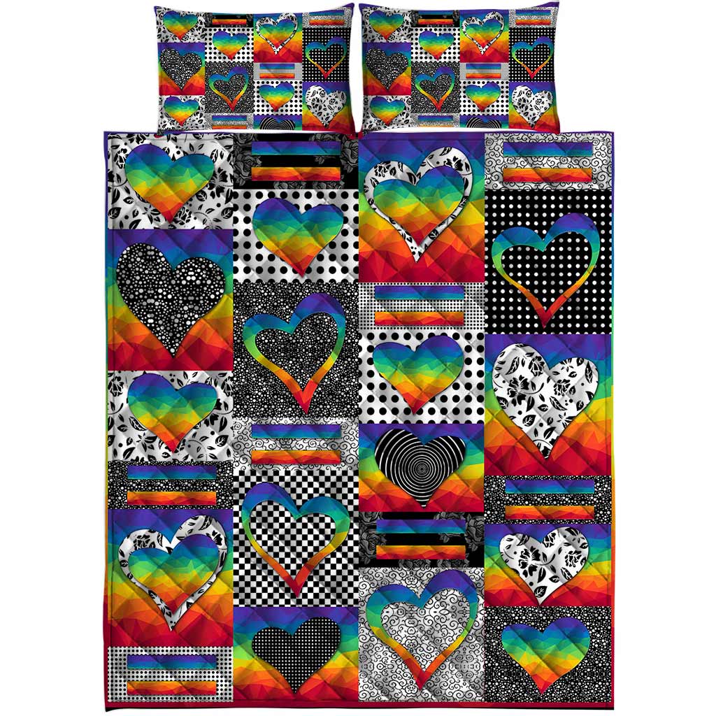 Love Is Love - LGBT Support Quilt Bed Set
