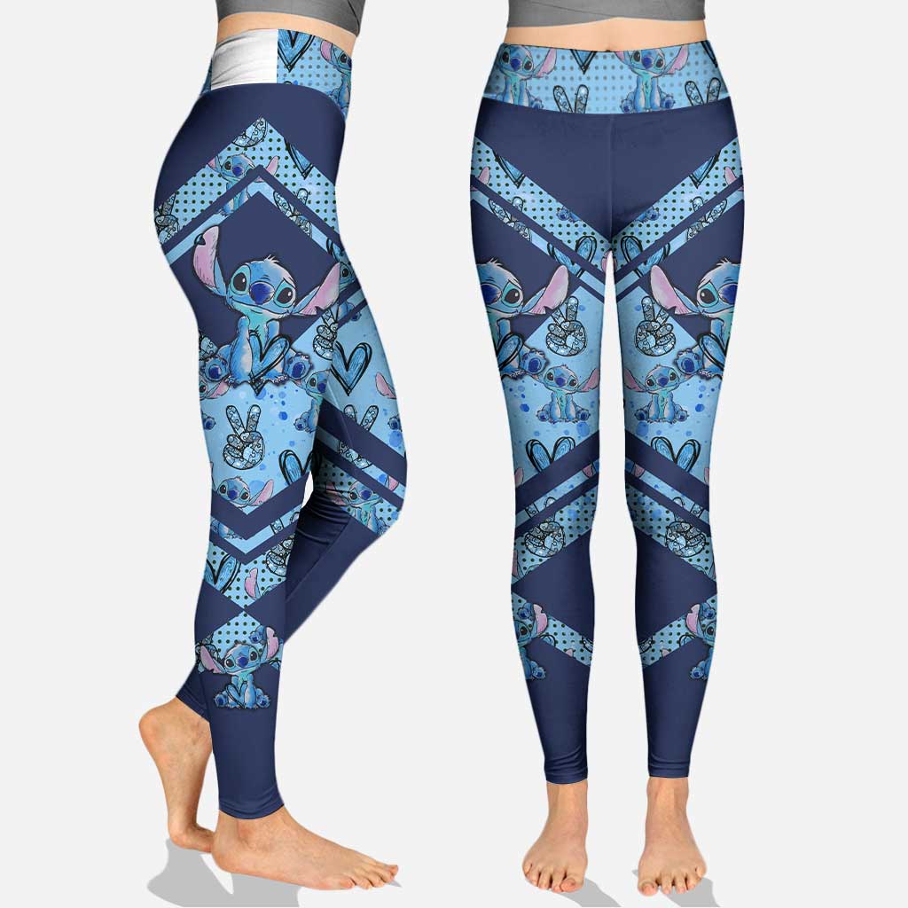 Peace Love Be You - Personalized Autism Awareness Hoodie and Leggings