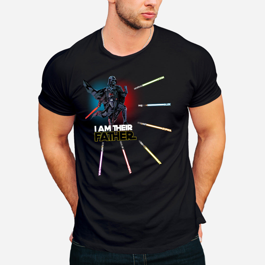 I Am Their Father - Personalized The Force T-shirt and Hoodie