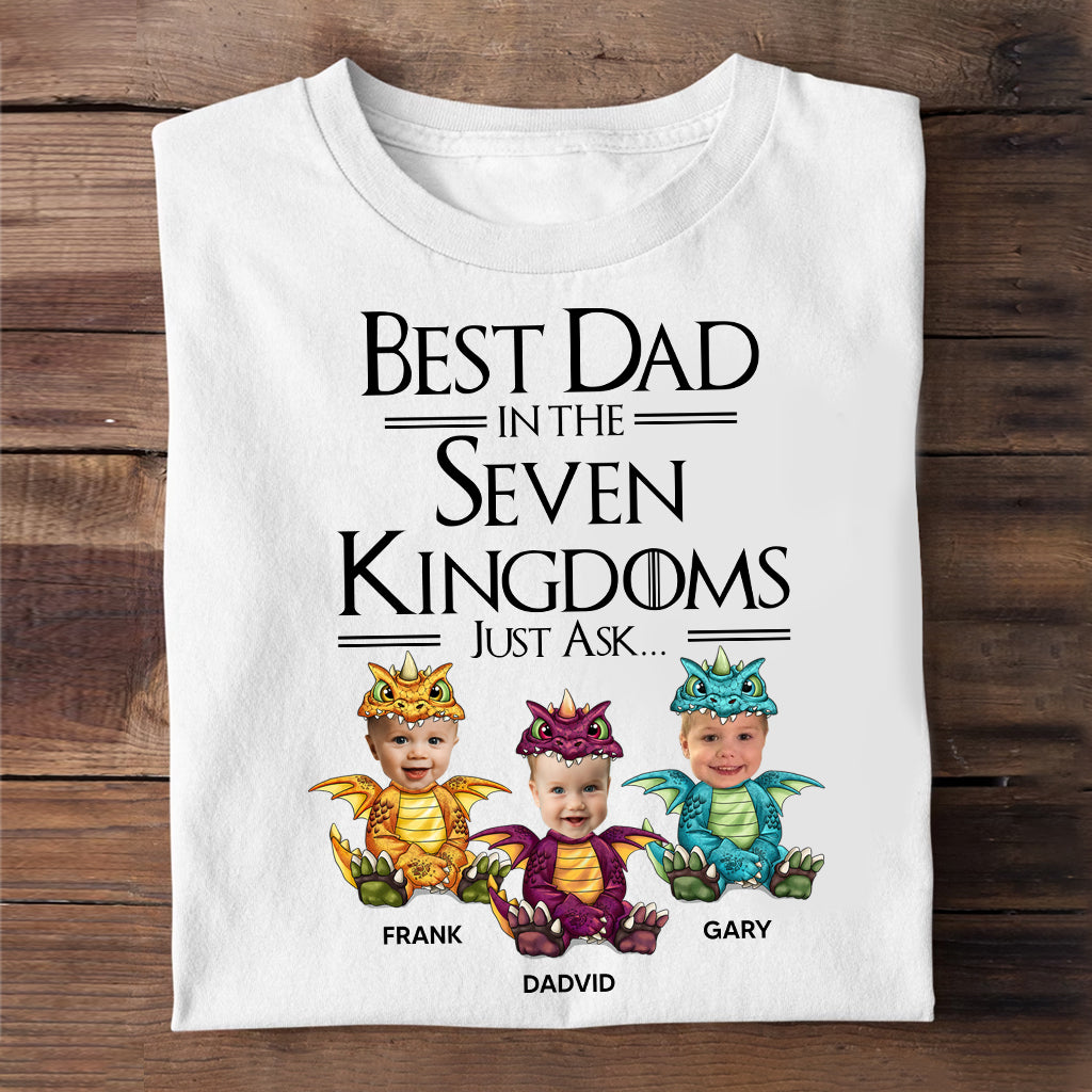 Best Dad In The Seven Kingdoms - Personalized Thrones Game T-shirt and Hoodie