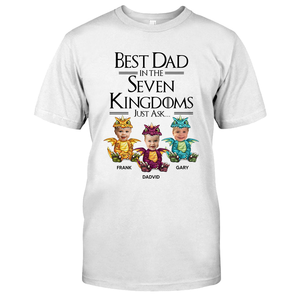 Best Dad In The Seven Kingdoms - Personalized Thrones Game T-shirt and Hoodie