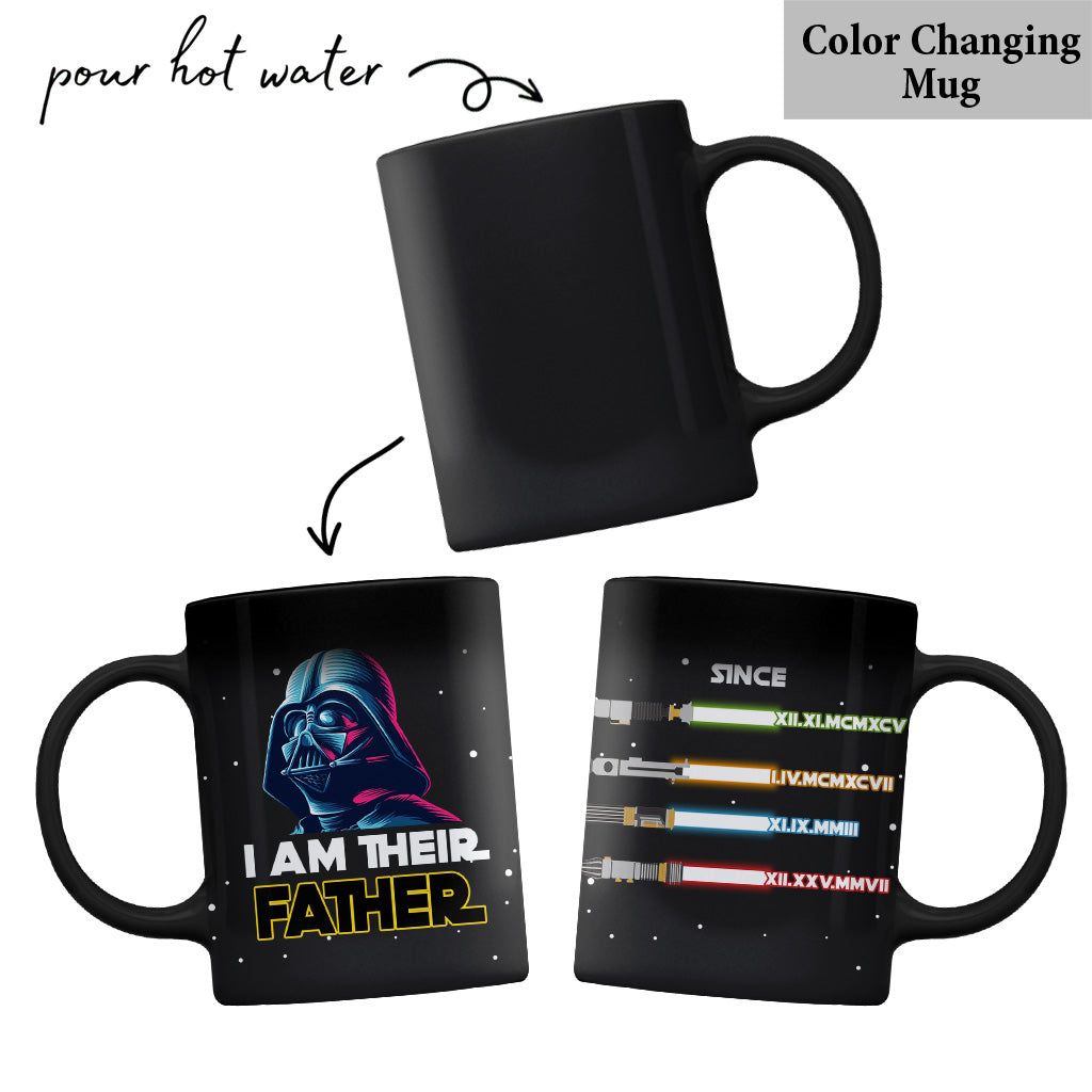 I Am Their Father - Personalized The Force Mug