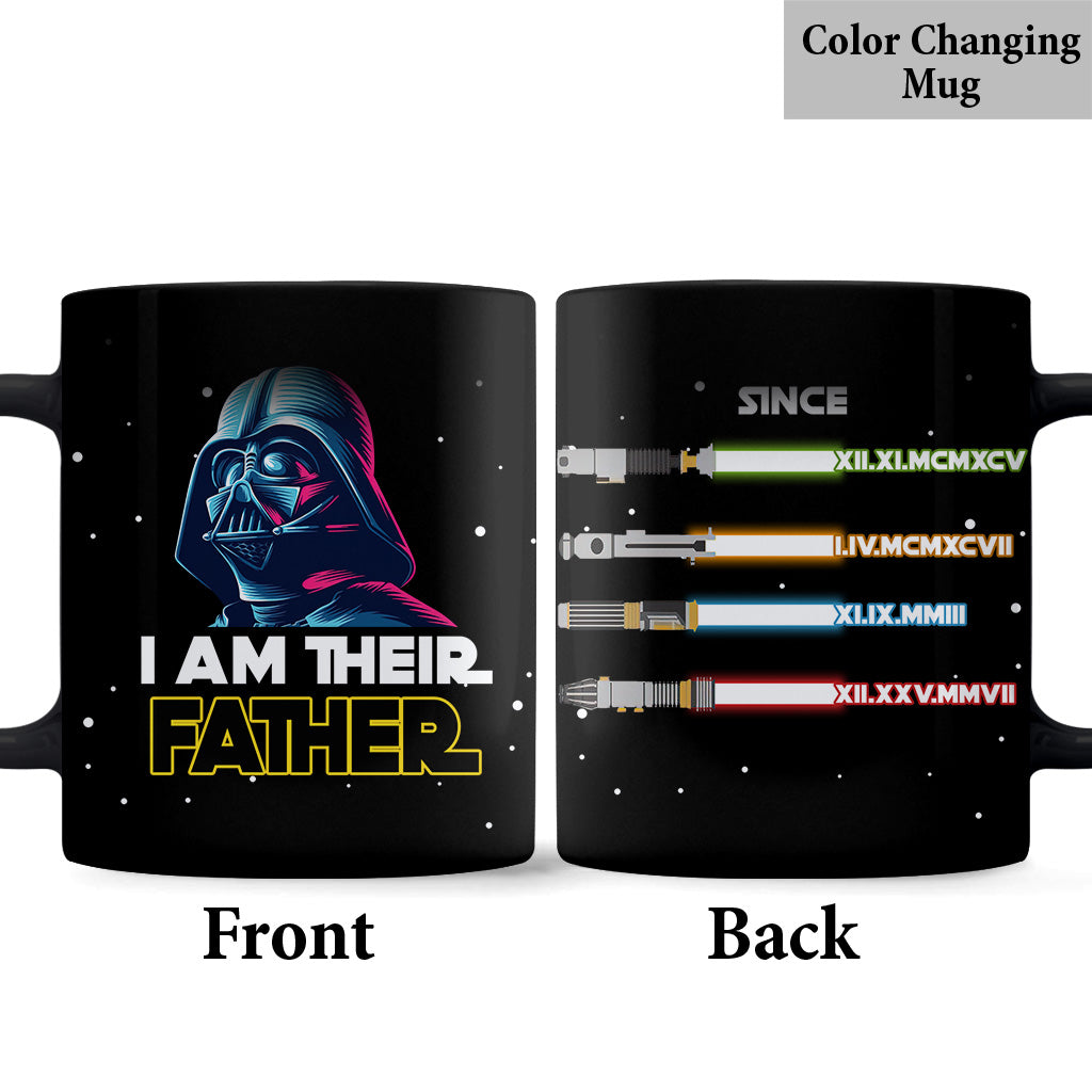 I Am Their Father - Personalized The Force Mug