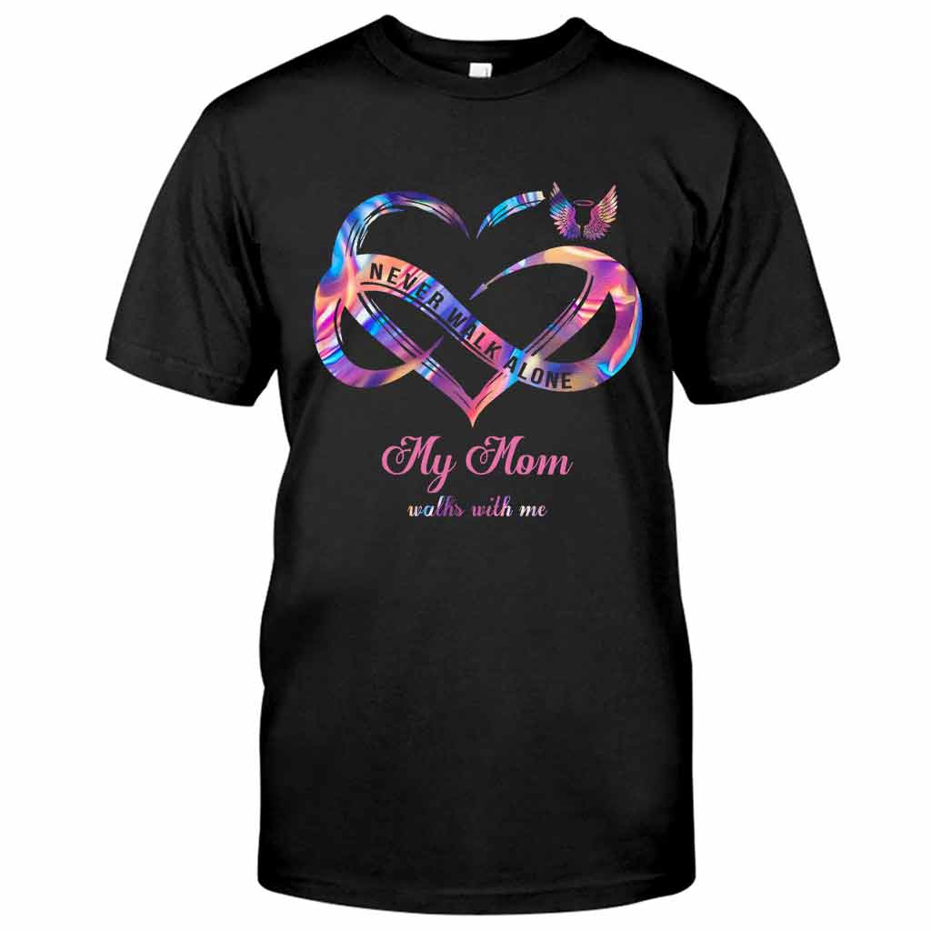 Never Walk Alone - Memorial Personalized T-shirt And Hoodie