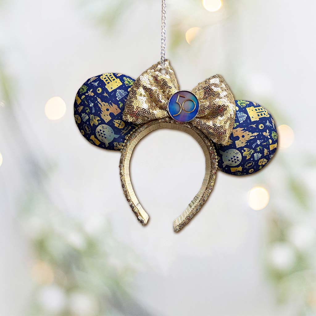 50 Years Of Magic - Mouse Ornament (Printed On Both Sides) 1