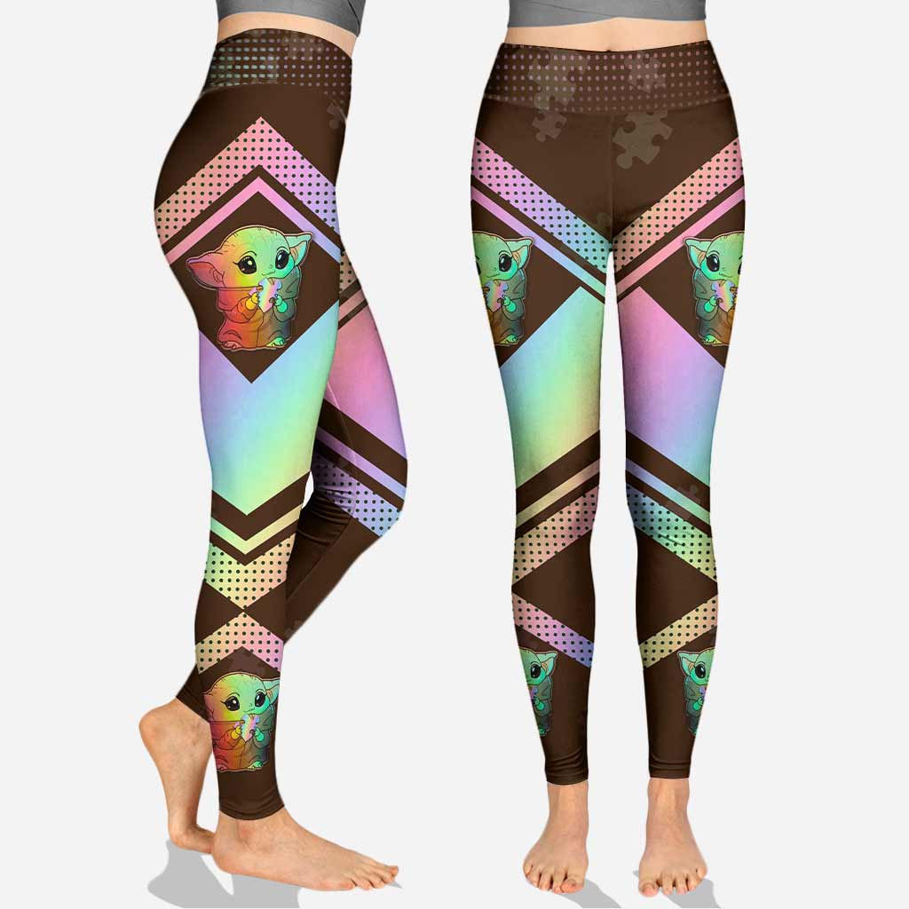 Be You The World Will Adjust - Personalized Autism Awareness Hoodie and Leggings