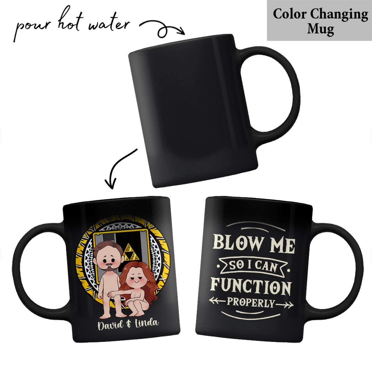 Blow Me So I Can - Personalized The Hero's Legend Mug