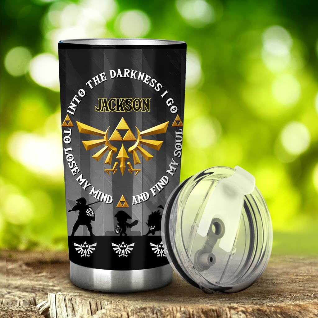 And Into The Darkness - Personalized The Hero's Legend Tumbler