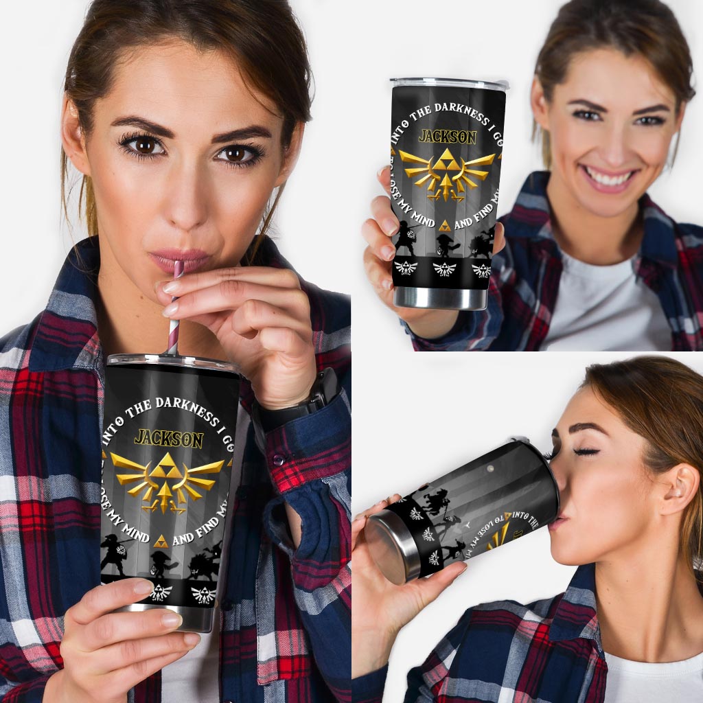 And Into The Darkness - Personalized The Hero's Legend Tumbler