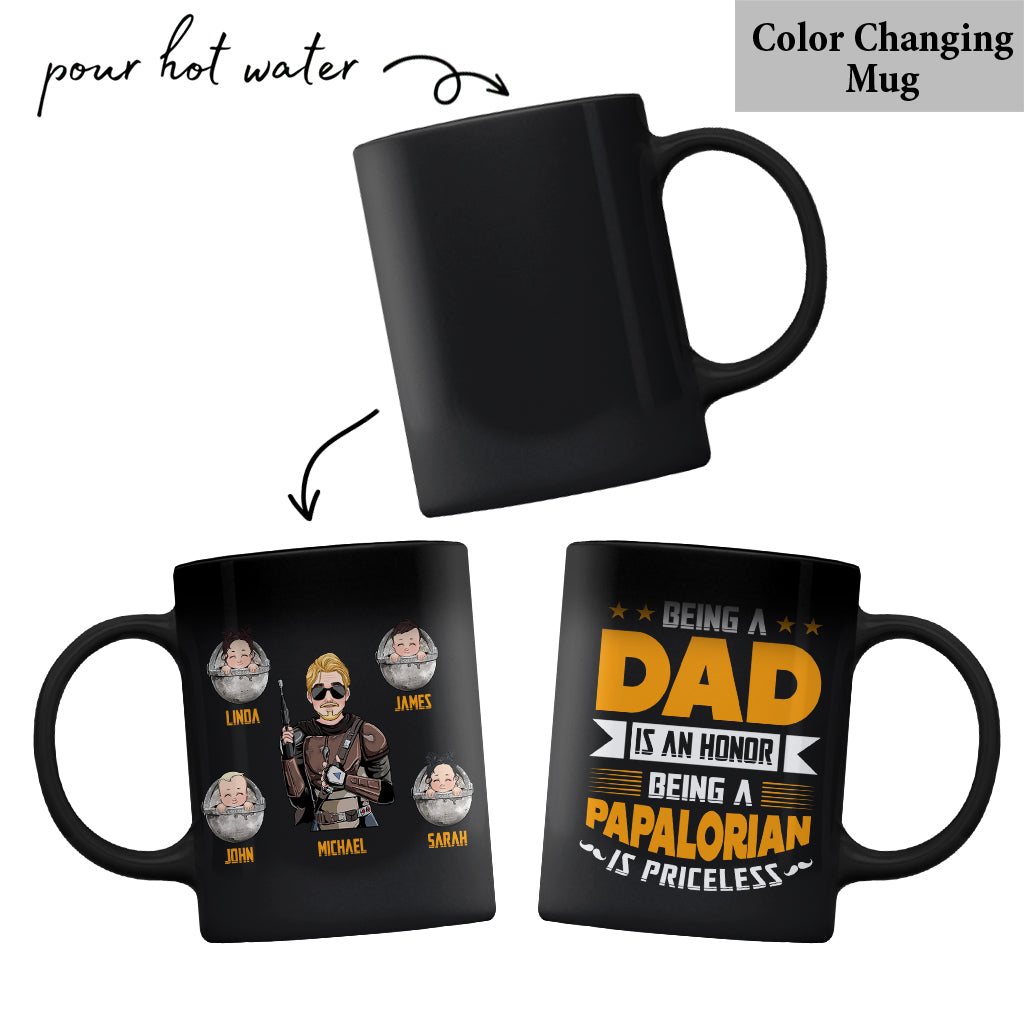 Being A Dad Is An Honor - Personalized The Force Mug