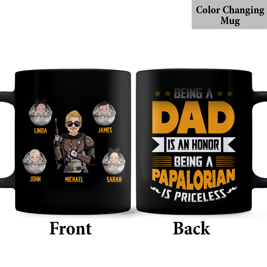 Being A Dad Is An Honor - Personalized The Force Mug