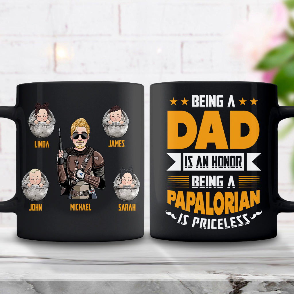 Being A Dad Is An Honor - Personalized The Force Mug